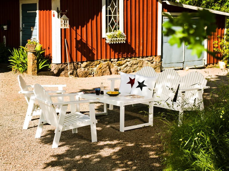 Hillerstorp Gotland Pöytä 60x120 cm - Valkoinen - Puutarhakalusteet - Terassipöydät - Ruokapöytä terassille