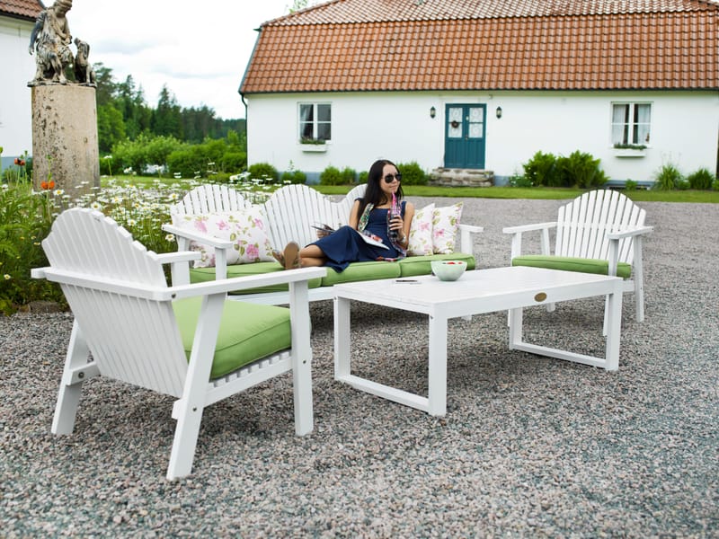 Hillerstorp Gotland Pöytä 60x120 cm - Valkoinen - Puutarhakalusteet - Terassipöydät - Ruokapöytä terassille