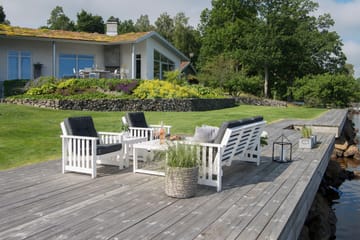 Hillerstorp Gotland Pöytä 60x120 cm - Valkoinen - Puutarhakalusteet - Terassipöydät - Ruokapöytä terassille