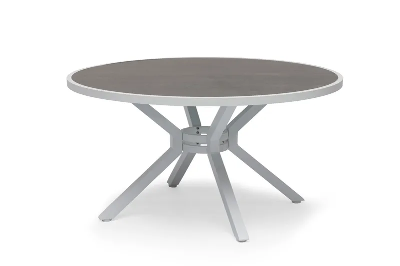 Hillerstorp Hånger ruokapöytä ulkokäyttöön 140 cm pyöreä valkoinen, Hillerstorp