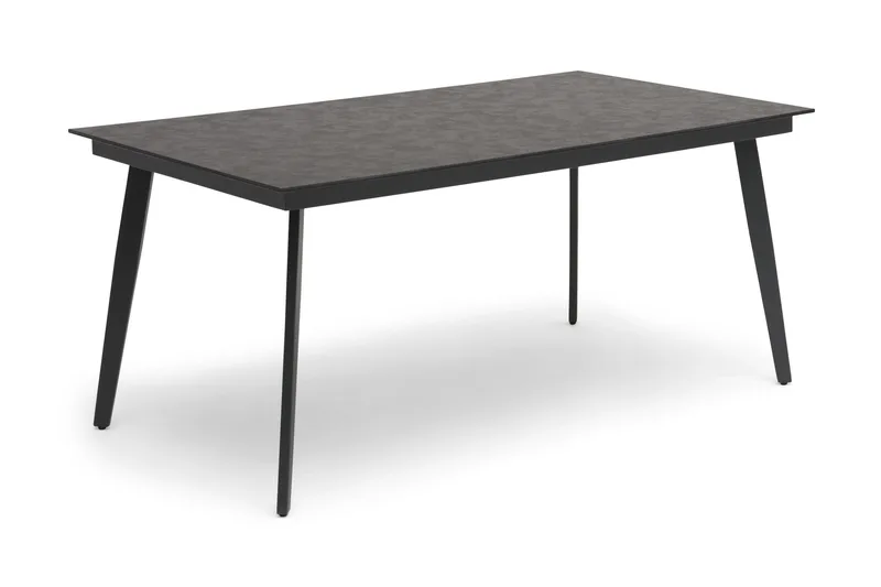 Hillerstorp Hunneslätt ulkopöytä 90x150 cm, musta|harmaa