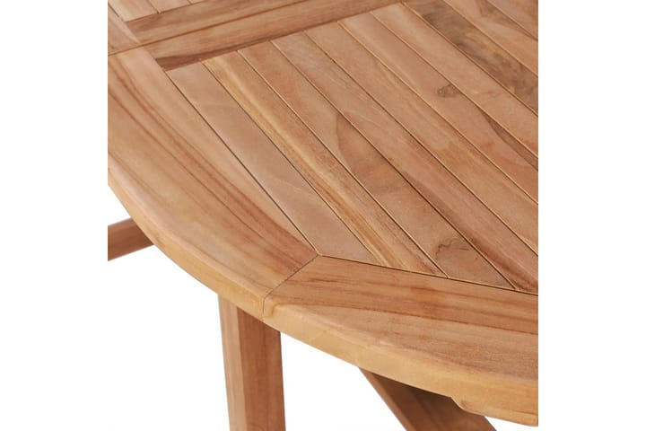 Jatkettava puutarhapöytä (110-160)x80x75 cm tiikki - Ruskea - Ruokapöytä terassille