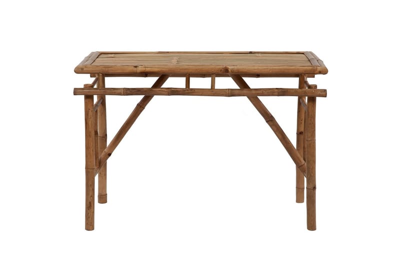 Kokoontaitettava puutarhapöytä 115x50x75 cm bambu - Ruskea - Puutarhakalusteet - Terassipöydät - Ruokapöytä terassille