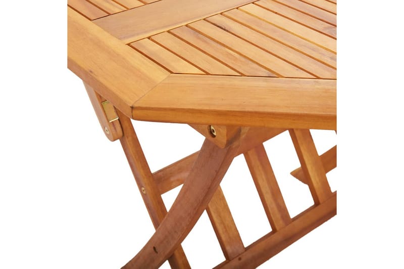 Kokoontaittuva puutarhapöytä 135x85x75 cm täysi akaasiapuu - Ruskea - Puutarhakalusteet - Terassipöydät - Ruokapöytä terassille