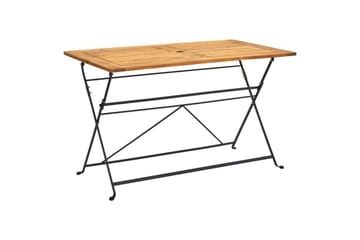 Kokoontaittuva puutarhapöytä 120x70x74 cm akaasiapuu - Puutarhakalusteet - Terassipöydät - Ruokapöytä terassille