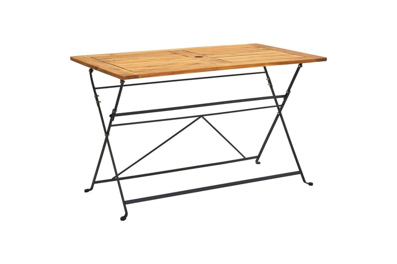 Kokoontaittuva puutarhapöytä 120x70x74 cm akaasiapuu - Puutarhakalusteet - Terassipöydät - Ruokapöytä terassille