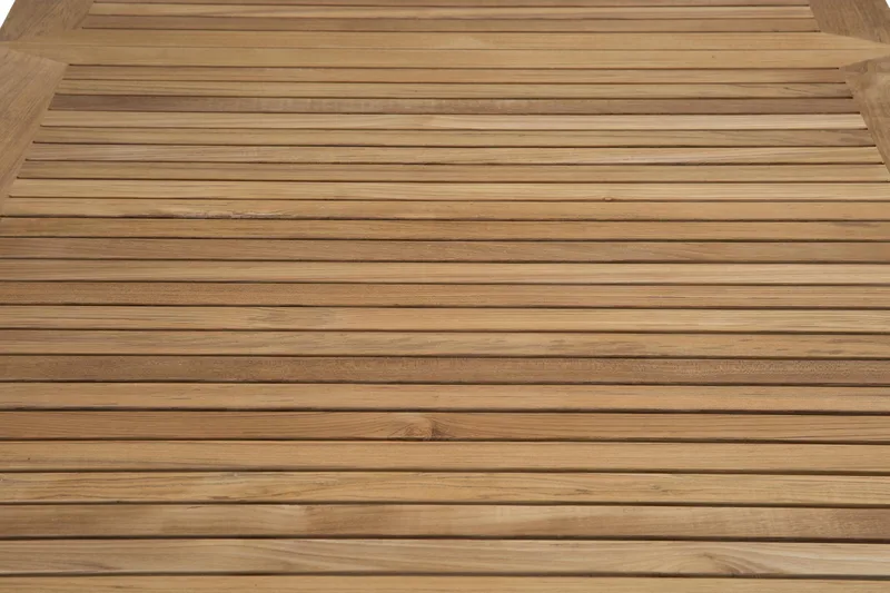 Las Vegas Jatkettava Ruokapöytä 220/280x100 cm - Musta/Tiikki - Puutarhakalusteet - Terassipöydät - Ruokapöytä terassille