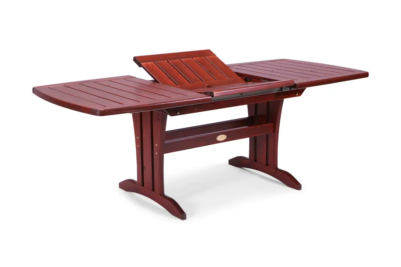 PÖYTÄ 90X150/210 CM MAHONKI - Mahonkilak. mänty - Puutarhakalusteet - Terassipöydät - Ruokapöytä terassille