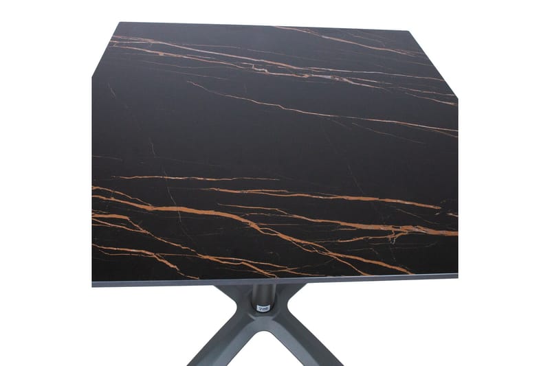 Pöytä Beida 70x70xH72 cm Harmaa - Puutarhakalusteet - Terassipöydät - Ruokapöytä terassille