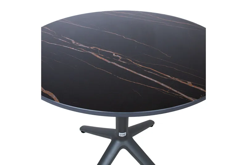 Pöytä Beida D70xH72 cm Harmaa - Puutarhakalusteet - Terassipöydät - Ruokapöytä terassille