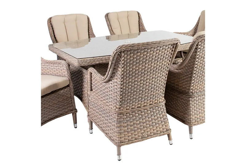 Pöytä Eden 150x100xH74 cm Beige, undefined