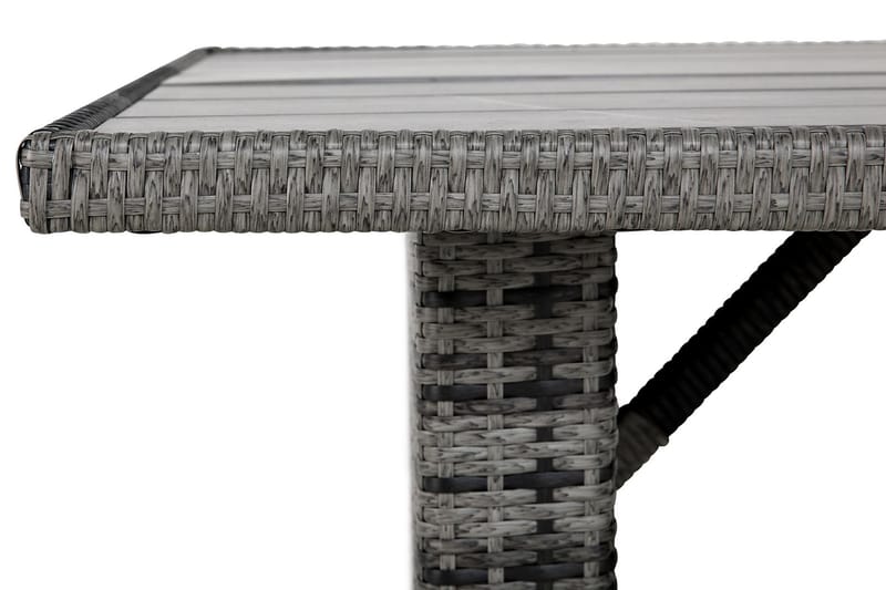 Pöytä James 145 cm - Harmaa/Aintwood - Puutarhakalusteet - Terassipöydät - Ruokapöytä terassille