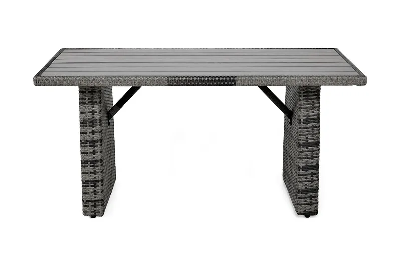Pöytä James 145 cm - Harmaa/Aintwood - Puutarhakalusteet - Terassipöydät - Ruokapöytä terassille