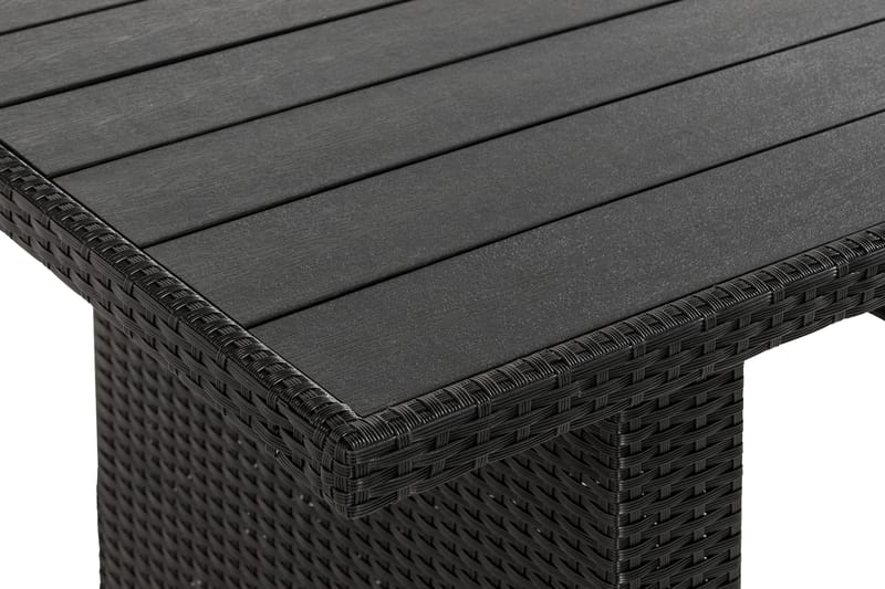 Pöytä James - Musta/Aintwood - Puutarhakalusteet - Terassipöydät - Ruokapöytä terassille