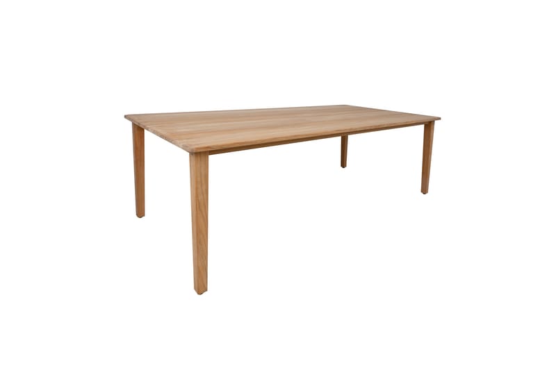 Pöytä Maldive 220x100cm Tiikki - Puutarhakalusteet - Terassipöydät - Ruokapöytä terassille
