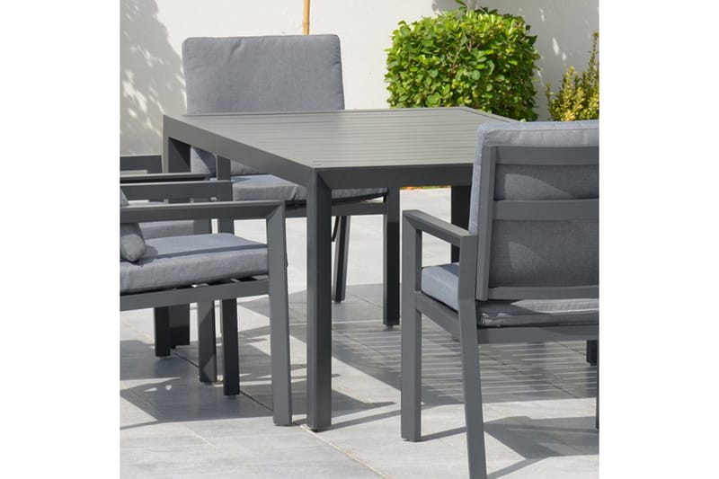 Pöytä Tomson 216x100xH73 cm Tummanharmaa, undefined