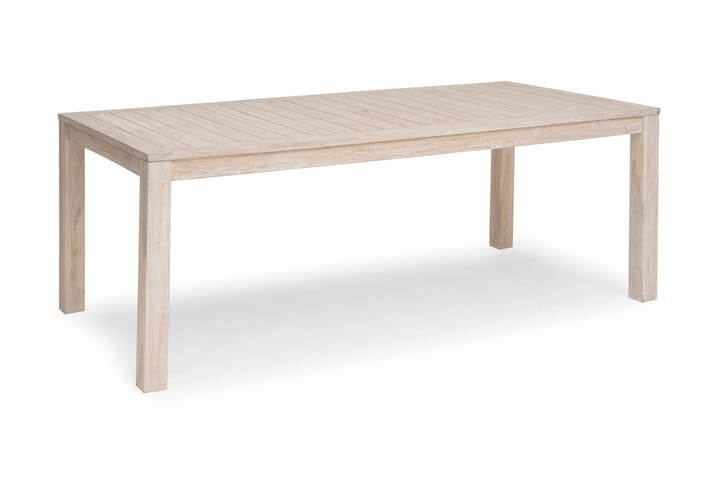 Pöytä Wellington 100x200 cm Valkoinen - Ruokapöytä terassille