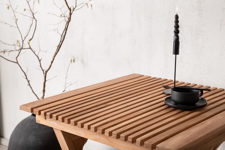 Parvekepöytä Ghana 70 cm Ruskea - Venture Home - Ruokapöytä terassille