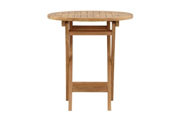 Parvekepöytä Kenya Pyöreä 70 cm - Beige - Puutarhakalusteet - Terassipöydät - Ruokapöytä terassille