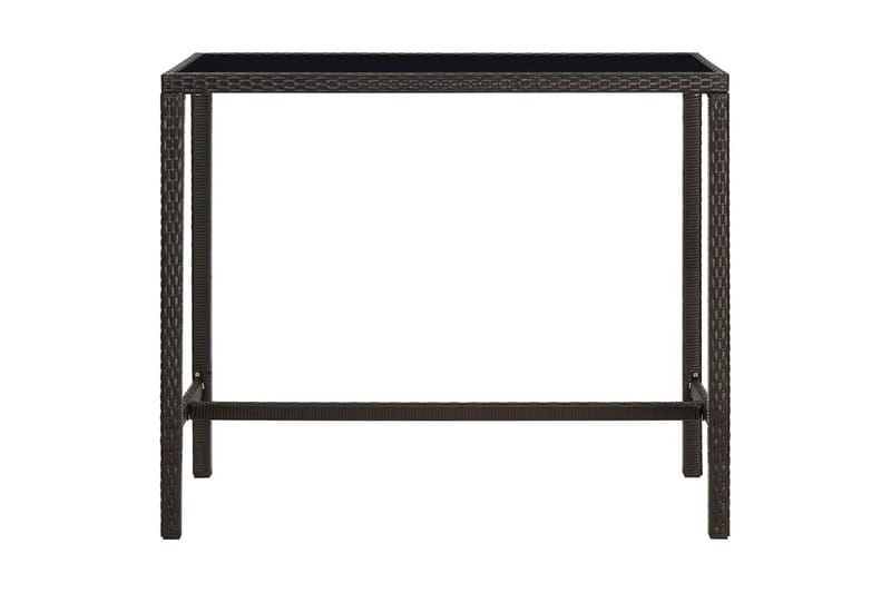 Puutarhan baaripöytä ruskea 130x60x110 cm - Puutarhakalusteet - Terassipöydät - Ruokapöytä terassille