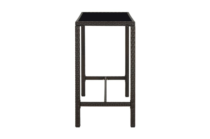 Puutarhan baaripöytä ruskea 130x60x110 cm - Puutarhakalusteet - Terassipöydät - Ruokapöytä terassille