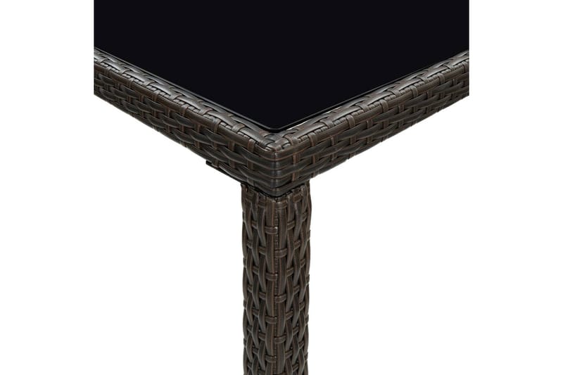 Puutarhan baaripöytä ruskea 130x60x110 cm - Puutarhakalusteet - Terassipöydät - Ruokapöytä terassille
