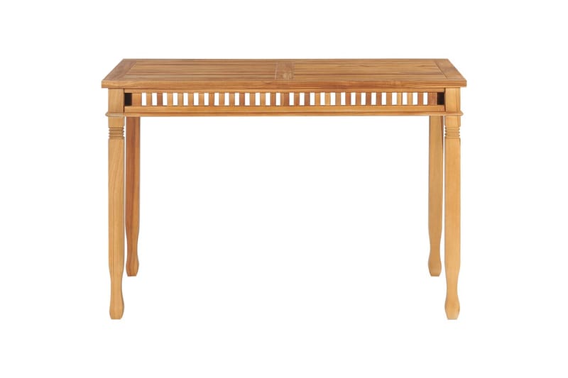Puutarhan ruokapöytä 120x65x80 cm täysi tiikki - Puutarhakalusteet - Terassipöydät - Ruokapöytä terassille