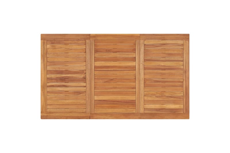 Puutarhan ruokapöytä 140x80x77 cm täysi tiikki - Puutarhakalusteet - Terassipöydät - Ruokapöytä terassille