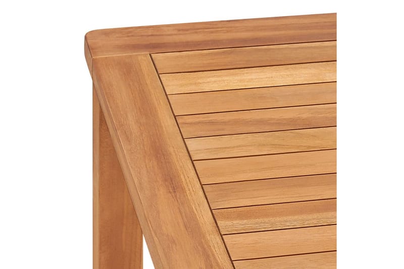 Puutarhan ruokapöytä 140x80x77 cm täysi tiikki - Puutarhakalusteet - Terassipöydät - Ruokapöytä terassille
