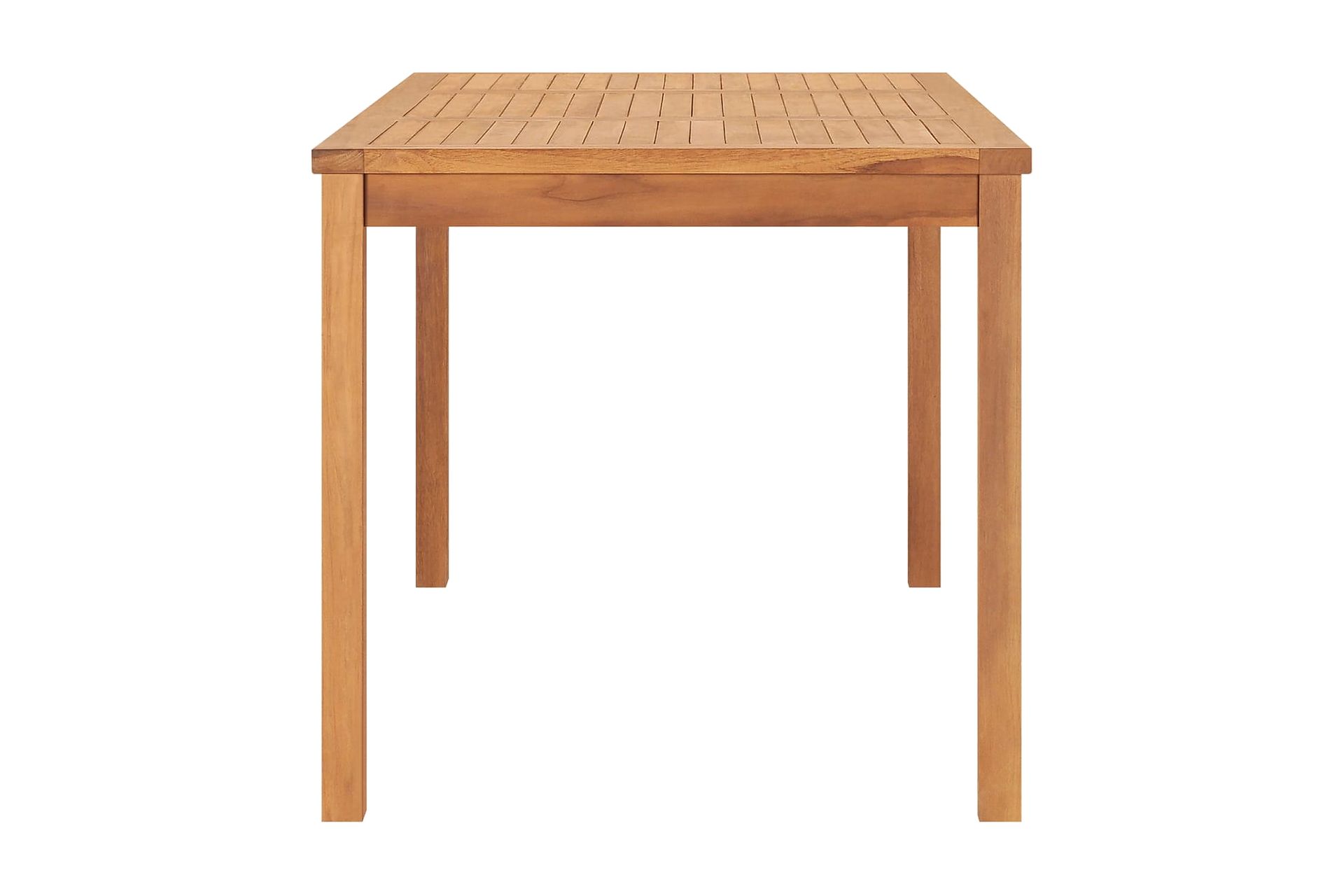 Puutarhan ruokapöytä 160x80x77 cm täysi tiikki - Puutarhakalusteet - Terassipöydät - Ruokapöytä terassille