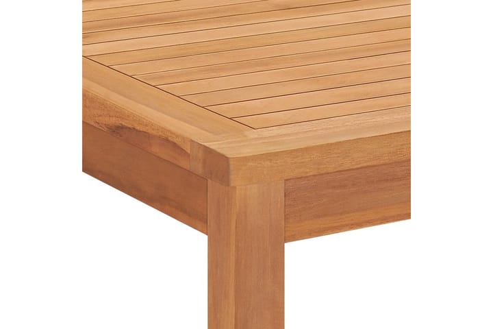 Puutarhan ruokapöytä 160x80x77 cm täysi tiikki - Ruokapöytä terassille