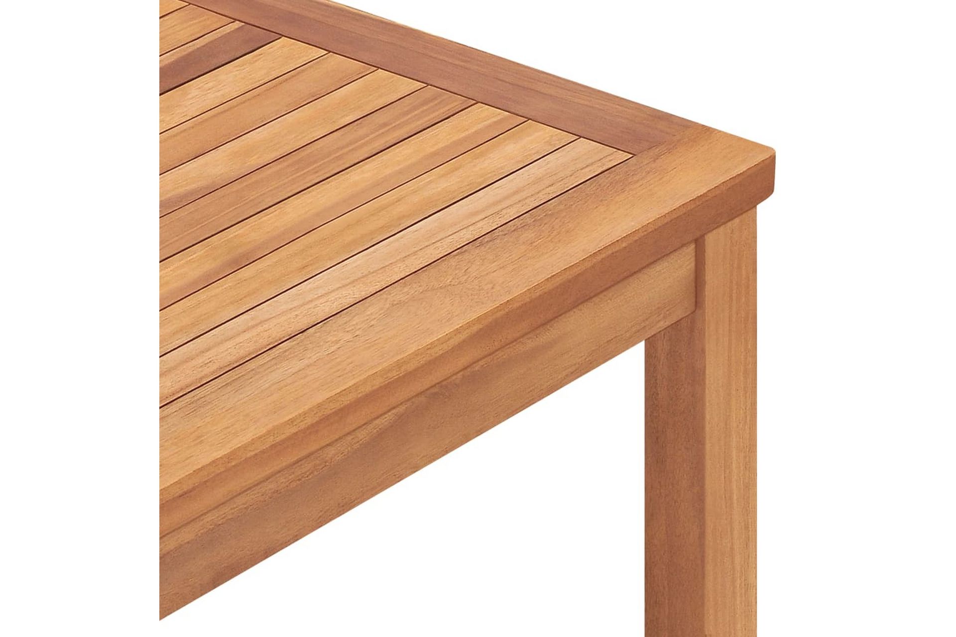 Puutarhan ruokapöytä 160x80x77 cm täysi tiikki - Puutarhakalusteet - Terassipöydät - Ruokapöytä terassille