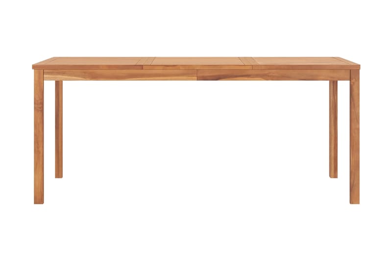 Puutarhan ruokapöytä 180x90x77 cm täysi tiikki - Puutarhakalusteet - Terassipöydät - Ruokapöytä terassille