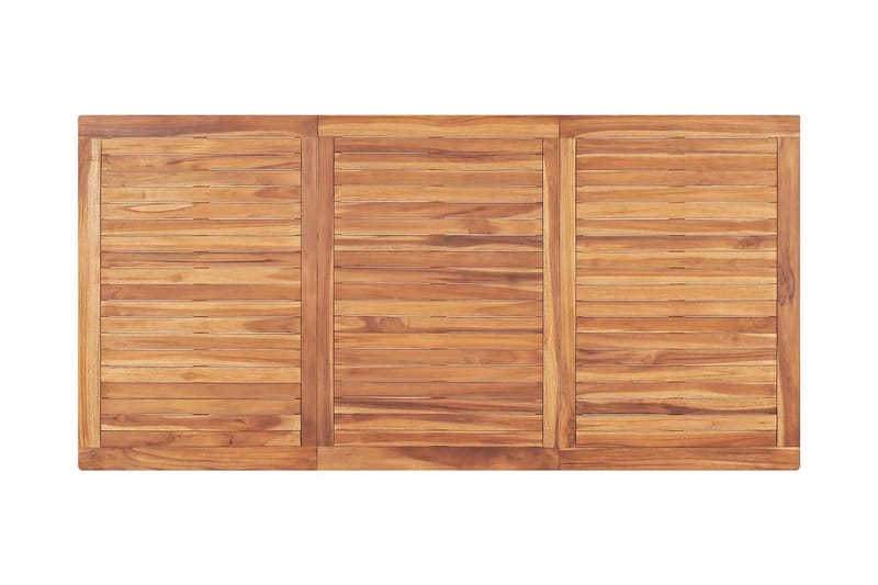 Puutarhan ruokapöytä 180x90x77 cm täysi tiikki - Puutarhakalusteet - Terassipöydät - Ruokapöytä terassille