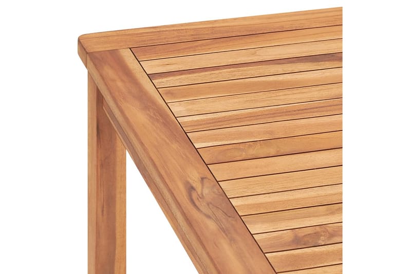 Puutarhan ruokapöytä 180x90x77 cm täysi tiikki - Puutarhakalusteet - Terassipöydät - Ruokapöytä terassille