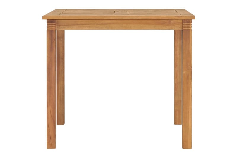 Puutarhan ruokapöytä 85x85x75 cm täysi tiikki - Puutarhakalusteet - Terassipöydät - Ruokapöytä terassille