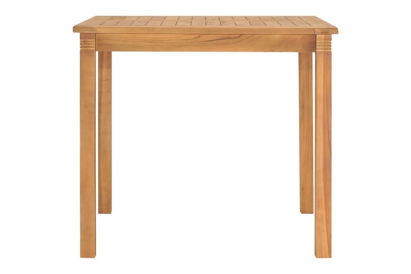 Puutarhan ruokapöytä 85x85x75 cm täysi tiikki - Puutarhakalusteet - Terassipöydät - Ruokapöytä terassille