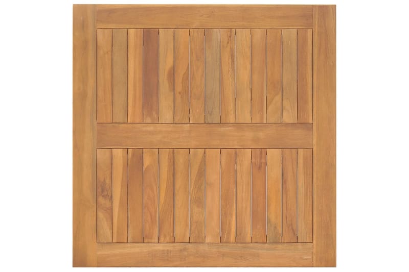 Puutarhan ruokapöytä 85x85x75 cm täysi tiikki - Puutarhakalusteet - Terassipöydät - Ruokapöytä terassille