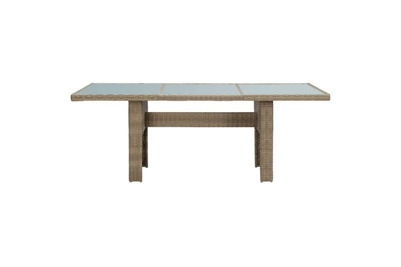 Puutarhan ruokapöytä ruskea 200x100x74 cm - Ruskea - Puutarhakalusteet - Terassipöydät - Ruokapöytä terassille