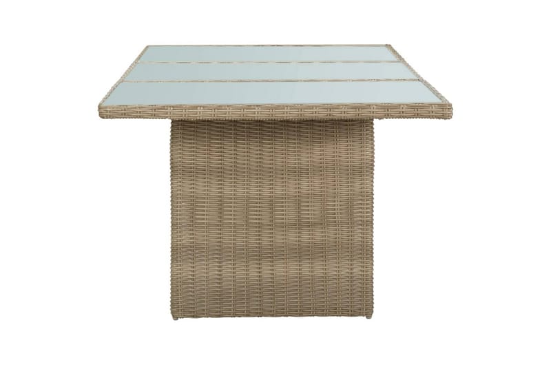 Puutarhan ruokapöytä ruskea 200x100x74 cm - Ruskea - Puutarhakalusteet - Terassipöydät - Ruokapöytä terassille