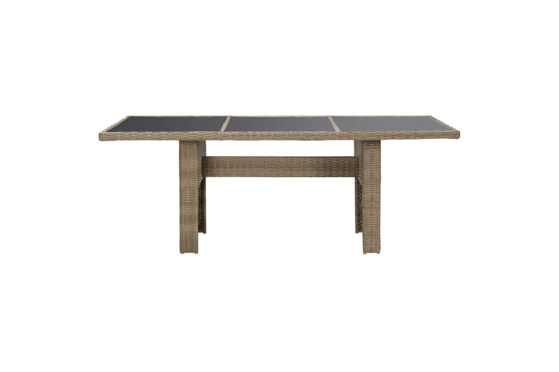 Puutarhan ruokapöytä ruskea 200x100x74 cm - Ruskea - Puutarhakalusteet - Terassipöydät - Ruokapöytä terassille