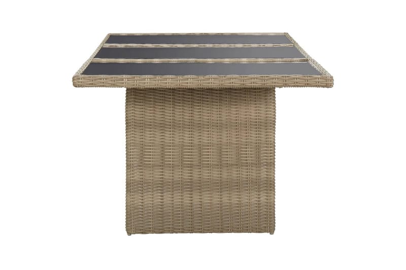 Puutarhan ruokapöytä ruskea 200x100x74 cm - Ruskea - Puutarhakalusteet - Terassipöydät - Ruokapöytä terassille