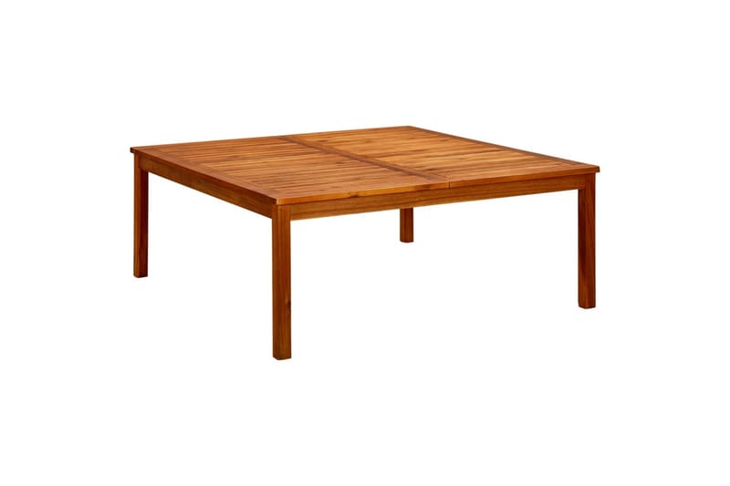 Puutarhan sohvapöytä 110x110x45 cm täysi akaasiapuu - Ruskea - Puutarhakalusteet - Terassipöydät - Ruokapöytä terassille