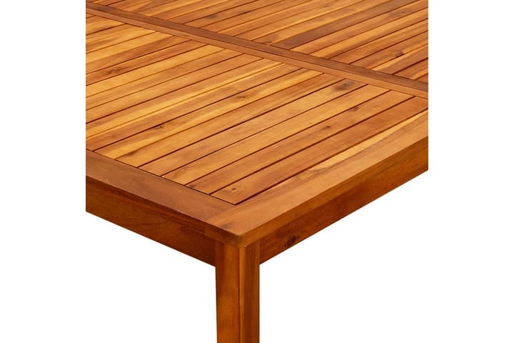 Puutarhan sohvapöytä 110x110x45 cm täysi akaasiapuu - Ruskea - Ruokapöytä terassille