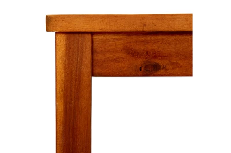 Puutarhan sohvapöytä 110x110x45 cm täysi akaasiapuu - Ruskea - Puutarhakalusteet - Terassipöydät - Ruokapöytä terassille