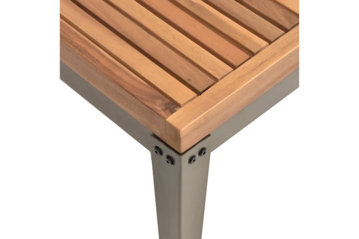 Puutarhan sohvapöytä 110x55x36 cm täysi akaasiapuu - Ruokapöytä terassille