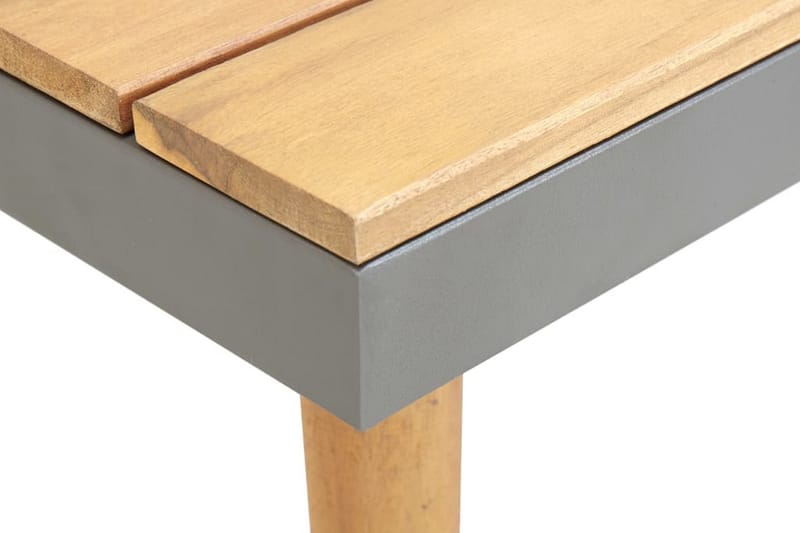 Puutarhan sohvapöytä 60x60x31,5 cm täysi akaasiapuu - Ruskea - Puutarhakalusteet - Terassipöydät - Ruokapöytä terassille
