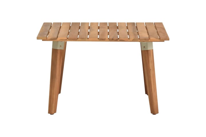 Puutarhan sohvapöytä 60x60x36 cm täysi akaasiapuu - Ruokapöytä terassille