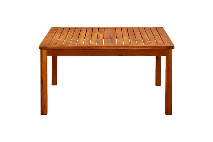 Puutarhan sohvapöytä 85x85x45 cm täysi akaasiapuu - Ruskea - Ruokapöytä terassille