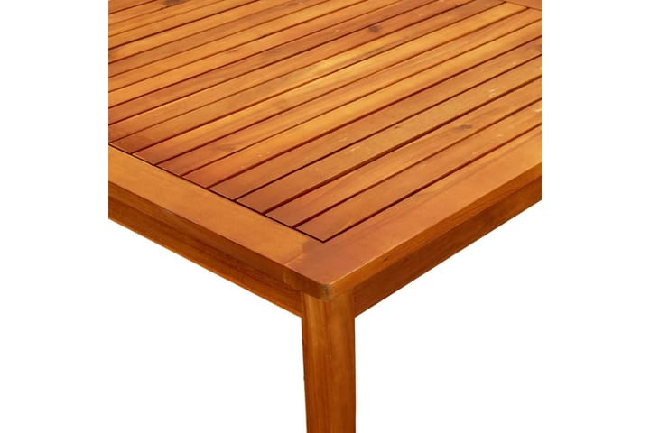 Puutarhan sohvapöytä 85x85x45 cm täysi akaasiapuu - Ruskea - Ruokapöytä terassille